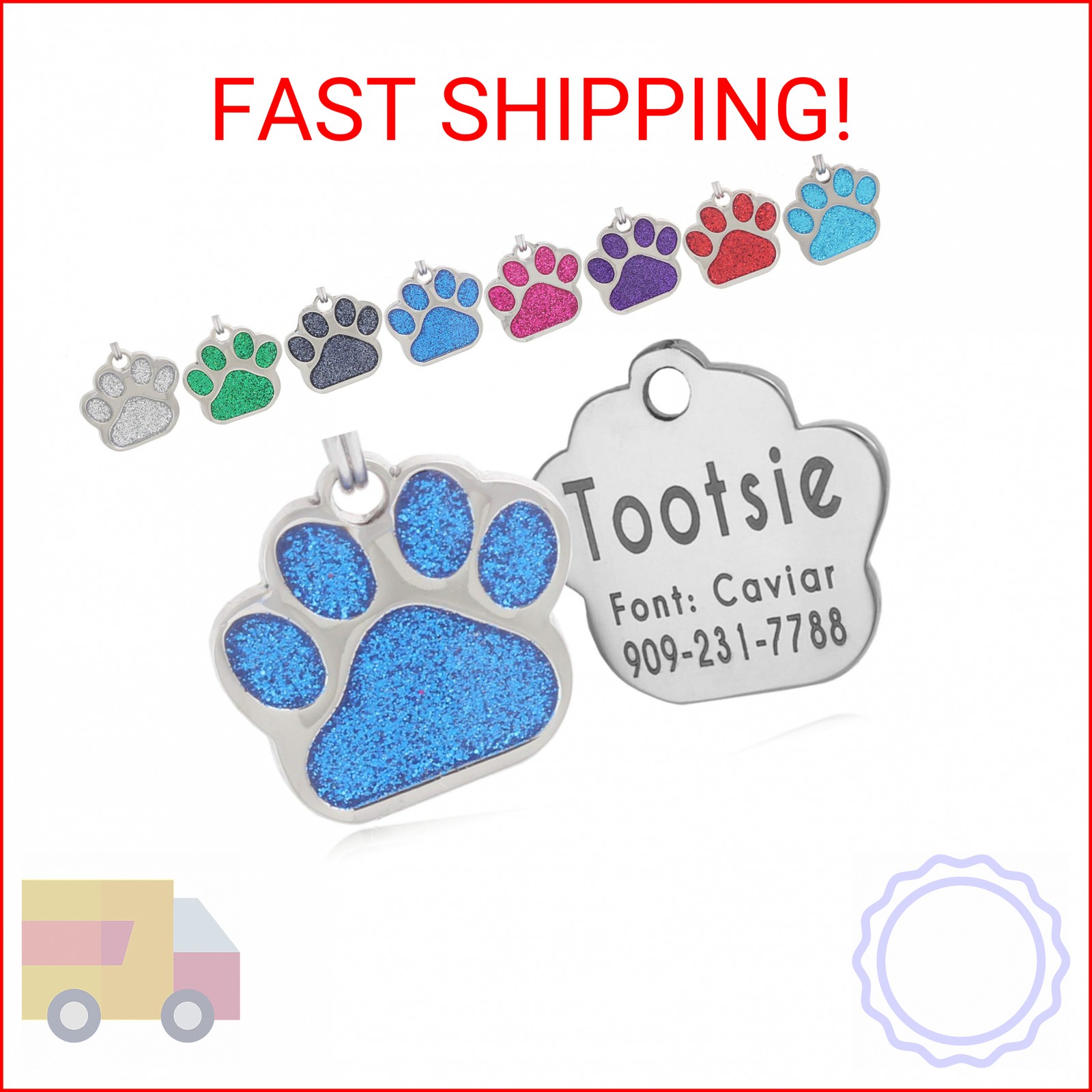 io tags Pet ID Tags, Personalized Dog Tags and Cat Tags, Custom Engraved, Easy t