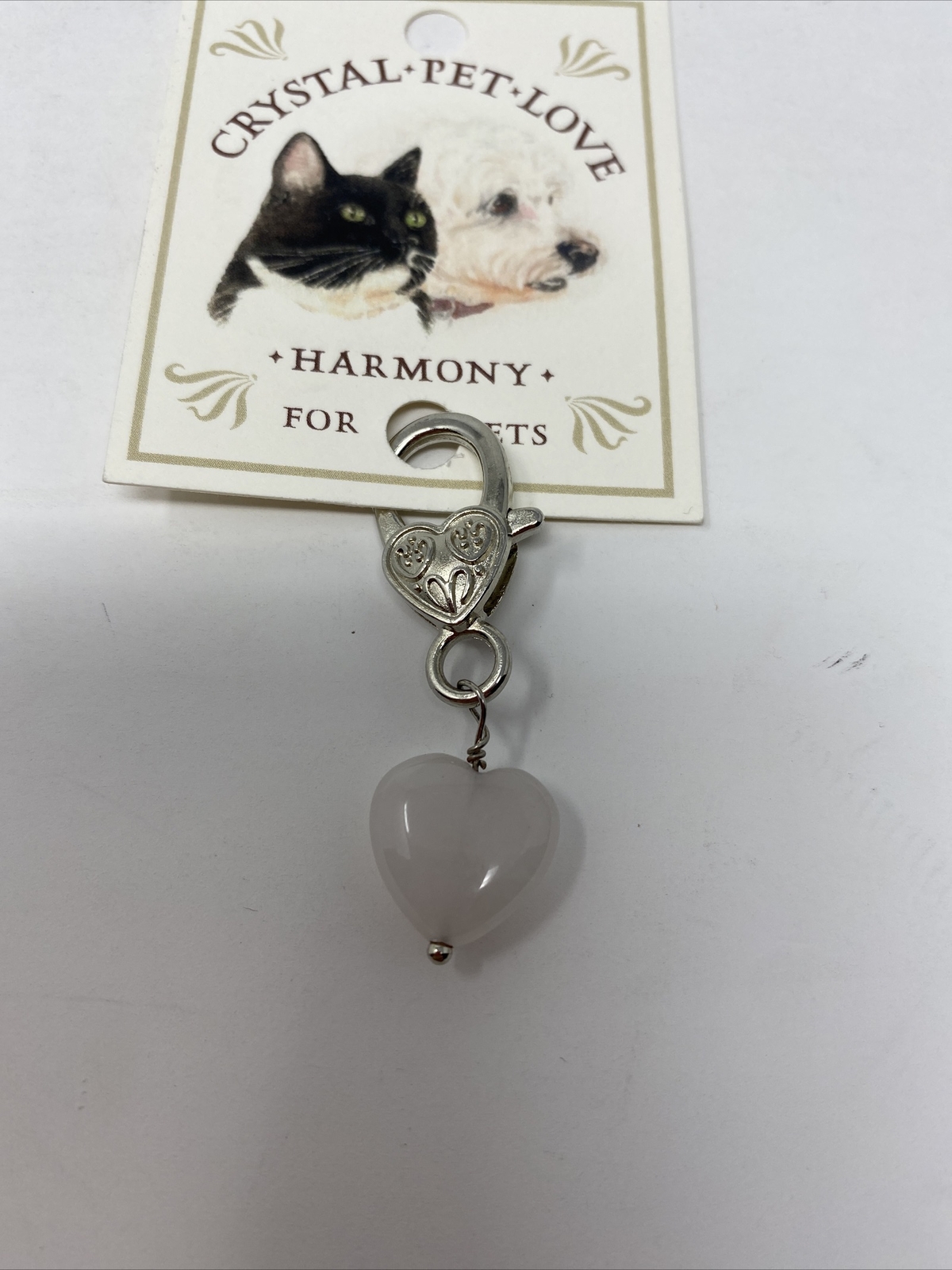 Crystal Pet Love Harmony For Pets Rose Quartz Made In USA