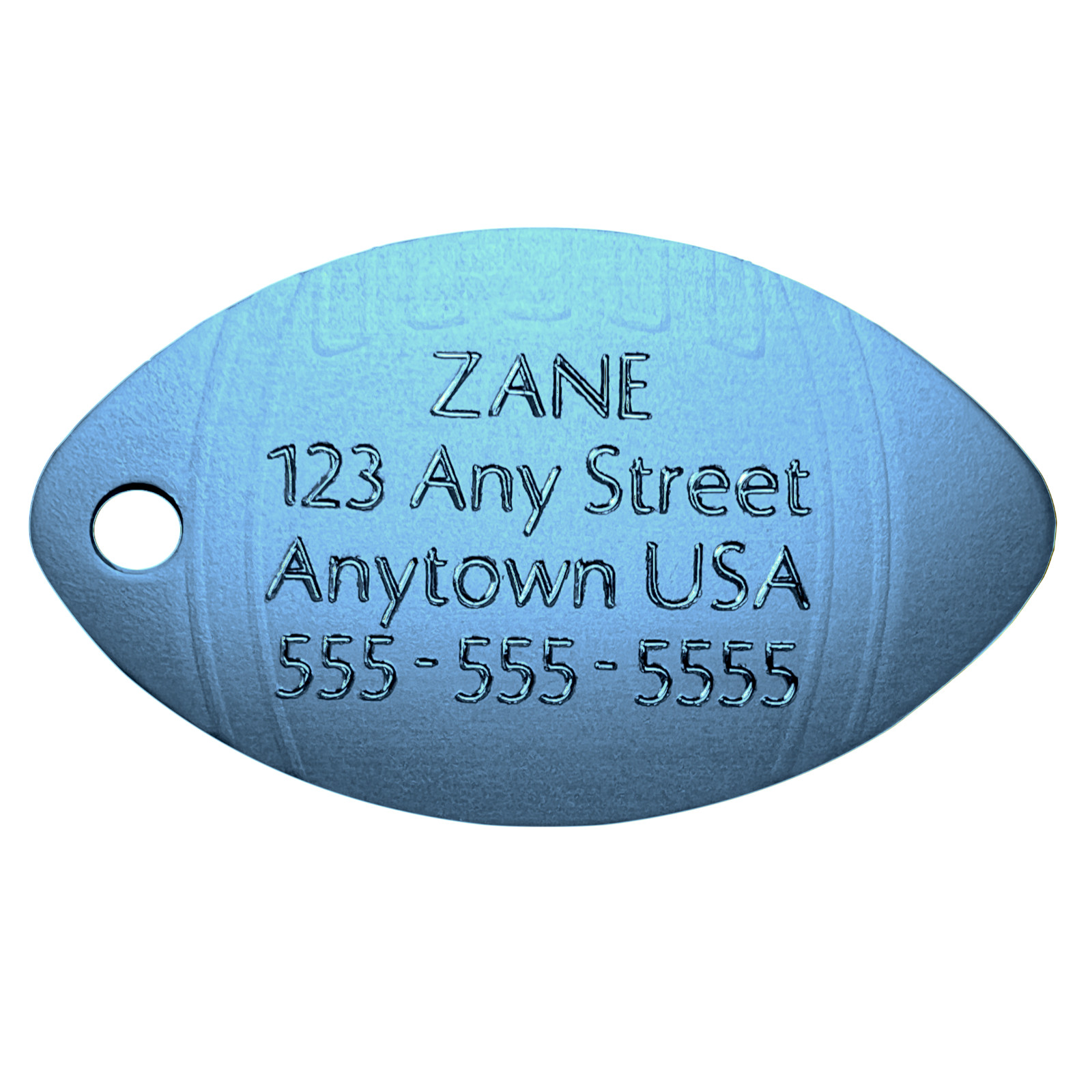 Custom Engraved Dog Tags Personalized Dog Collar Pet Tags Engraved ID FOOTBALLS
