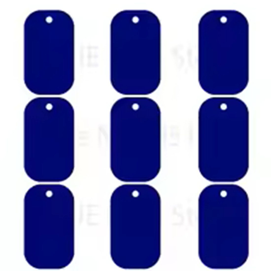 100Pcs Custom Engraved Dog ID Tags Personalized Aluminum Pet Name Phone Tag Bulk