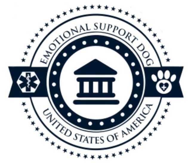 Animal id Emotional Support Therapy w/registration with U.S. Registry New