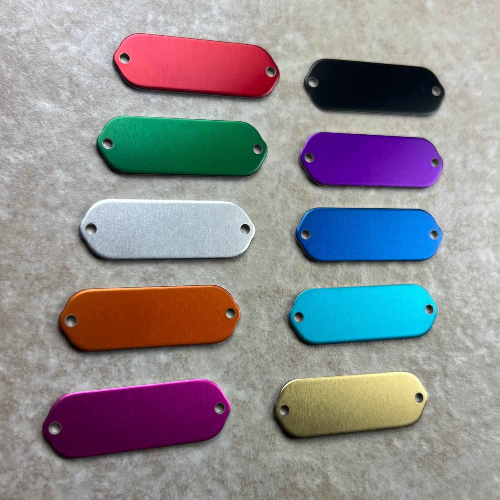 Custom Engraved Tags Personalized NAME PLATE ID Tags NAME PLATE SMALL COLOR Tag