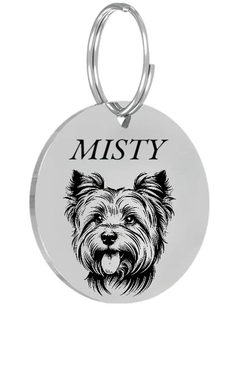 AUSTRALIAN TERRIER Pet ID Tags Dog Tags Personalized Front & Back Engraving…