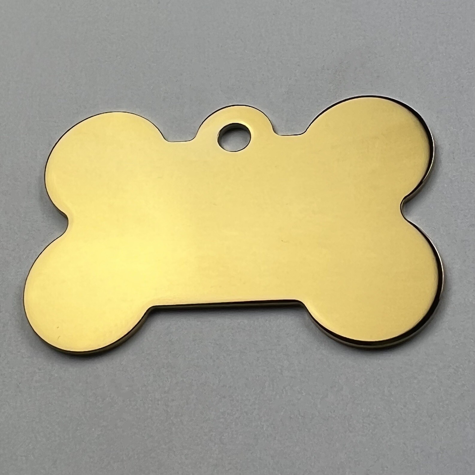 Custom Engraved Dog Tags Personalized Dog Collar Pet Tags Bone Pet Gold Chrome