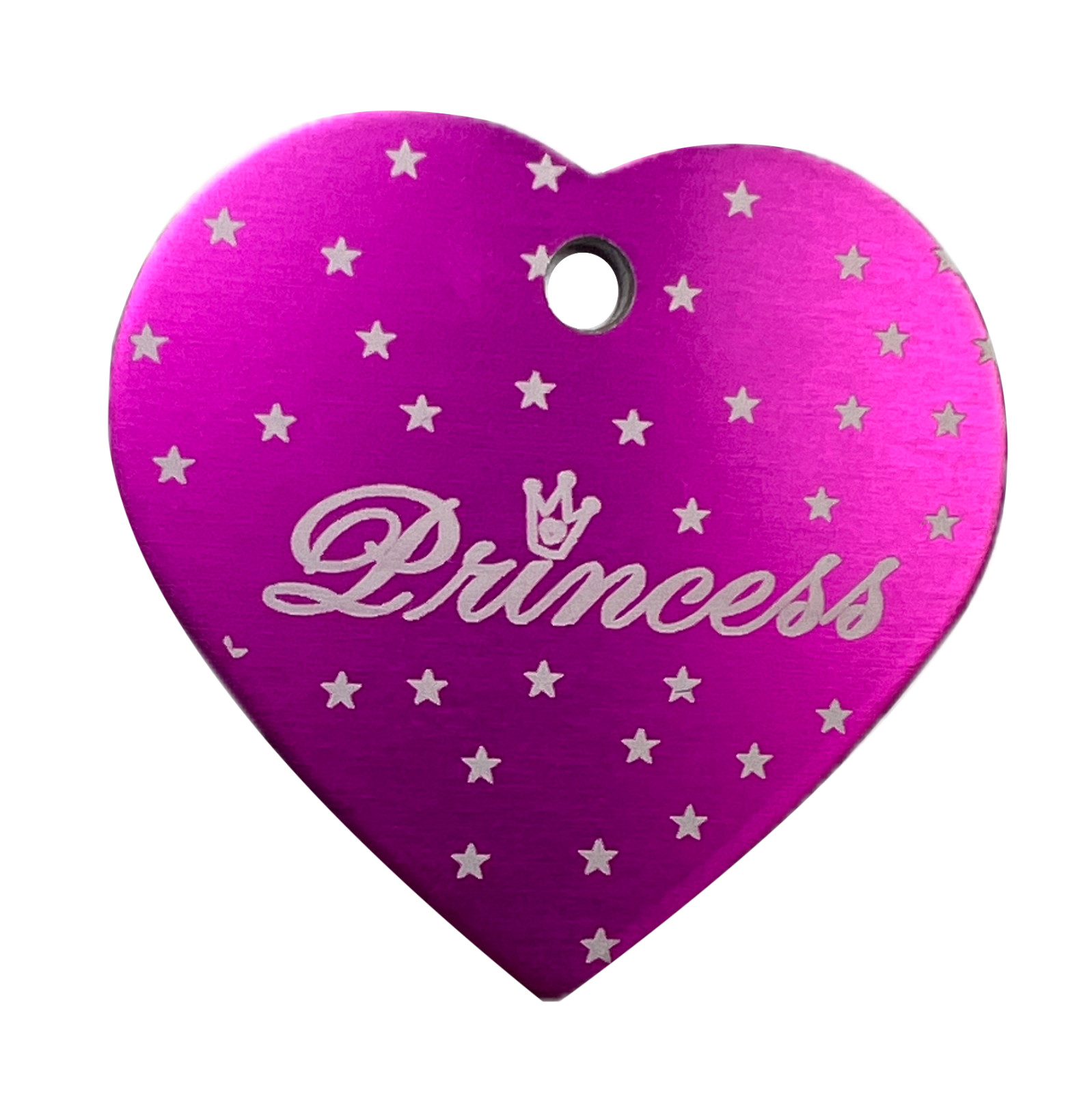 Custom Engraved Dog Tags Personalized Dog Collar Pet Tags Engraved PINK PRINCESS
