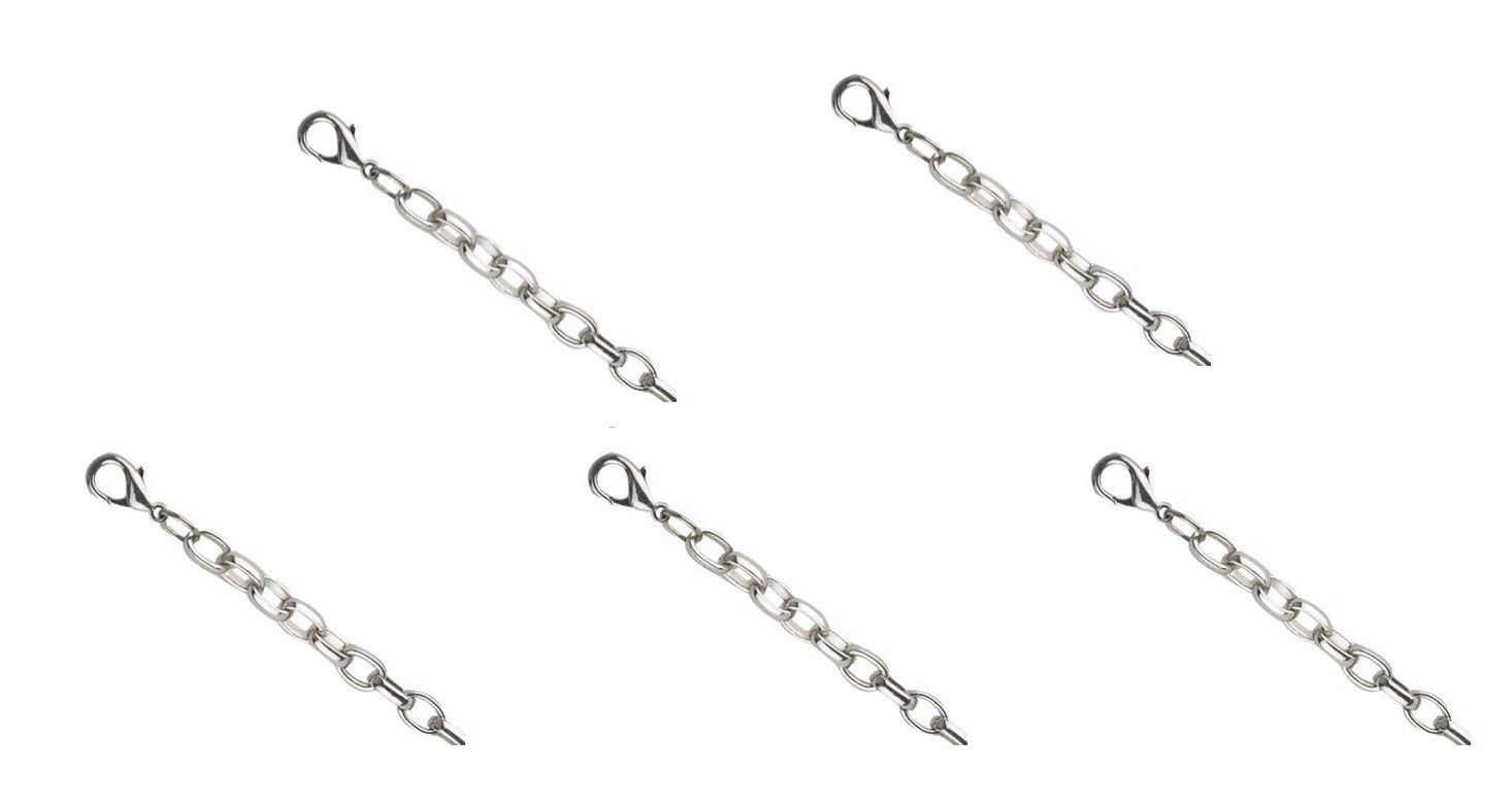 Set of 10 Charms & 5 Necklace, Pet Dog Jewelry, Bulk, Rhinestone, Aria