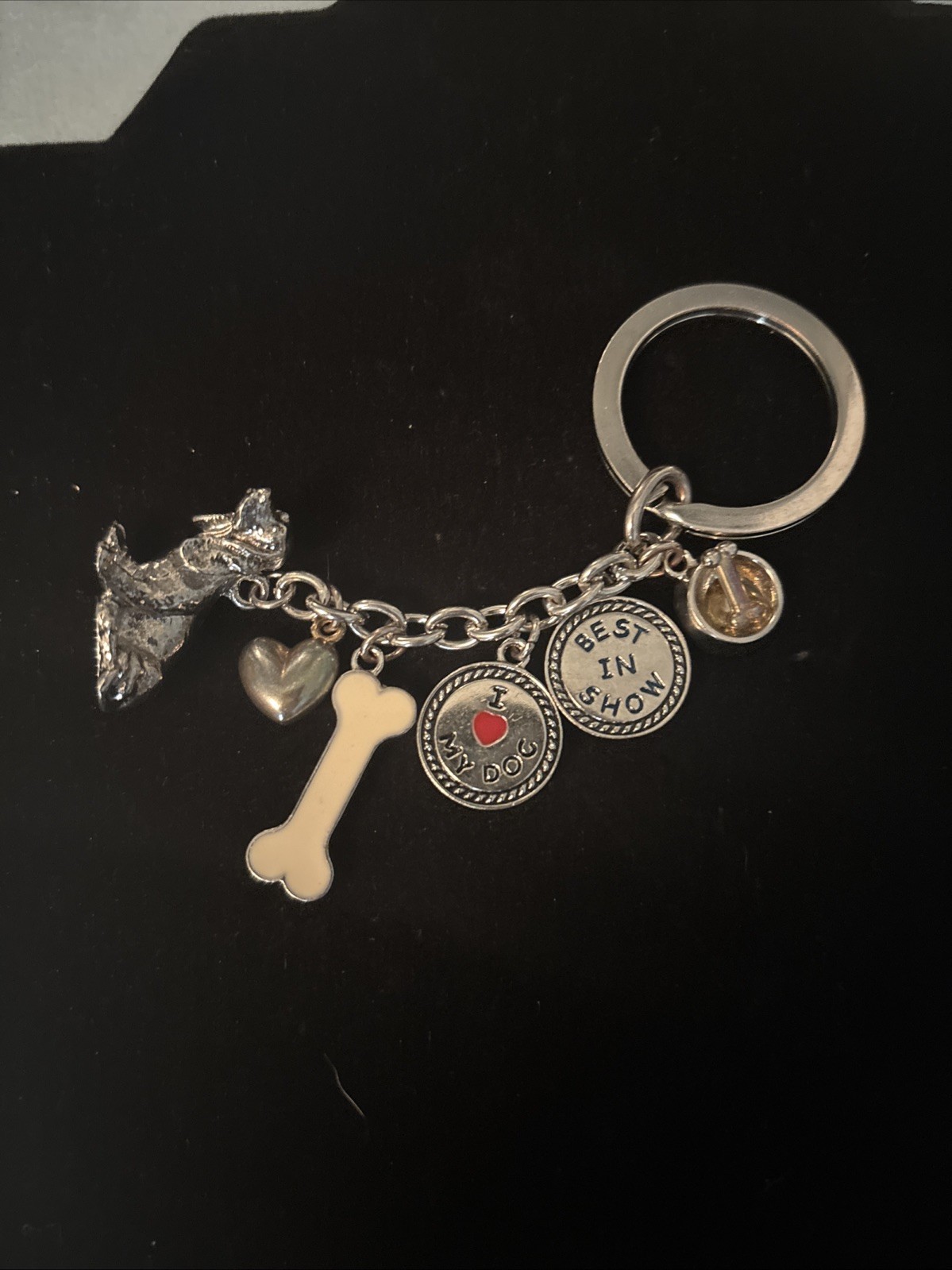 Hound Dog Charm Keychain best In Show