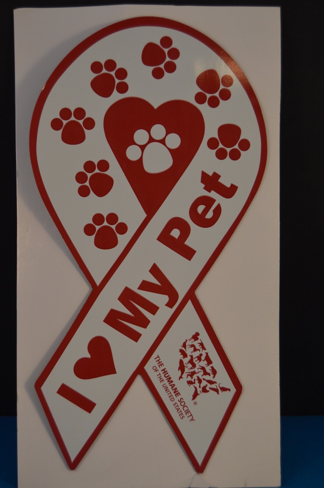 7″ Long MAGNET “I (HEART) LOVE MY PET” DOG Brand New! fridge car cabinet USA!