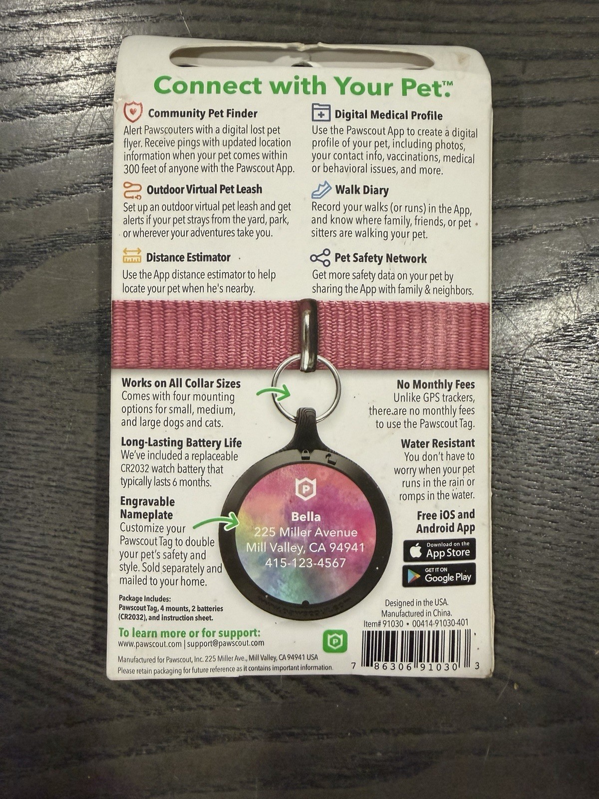 Pawscout The Smarter Pet Tag Community Pet Finder Connects To Your Phone