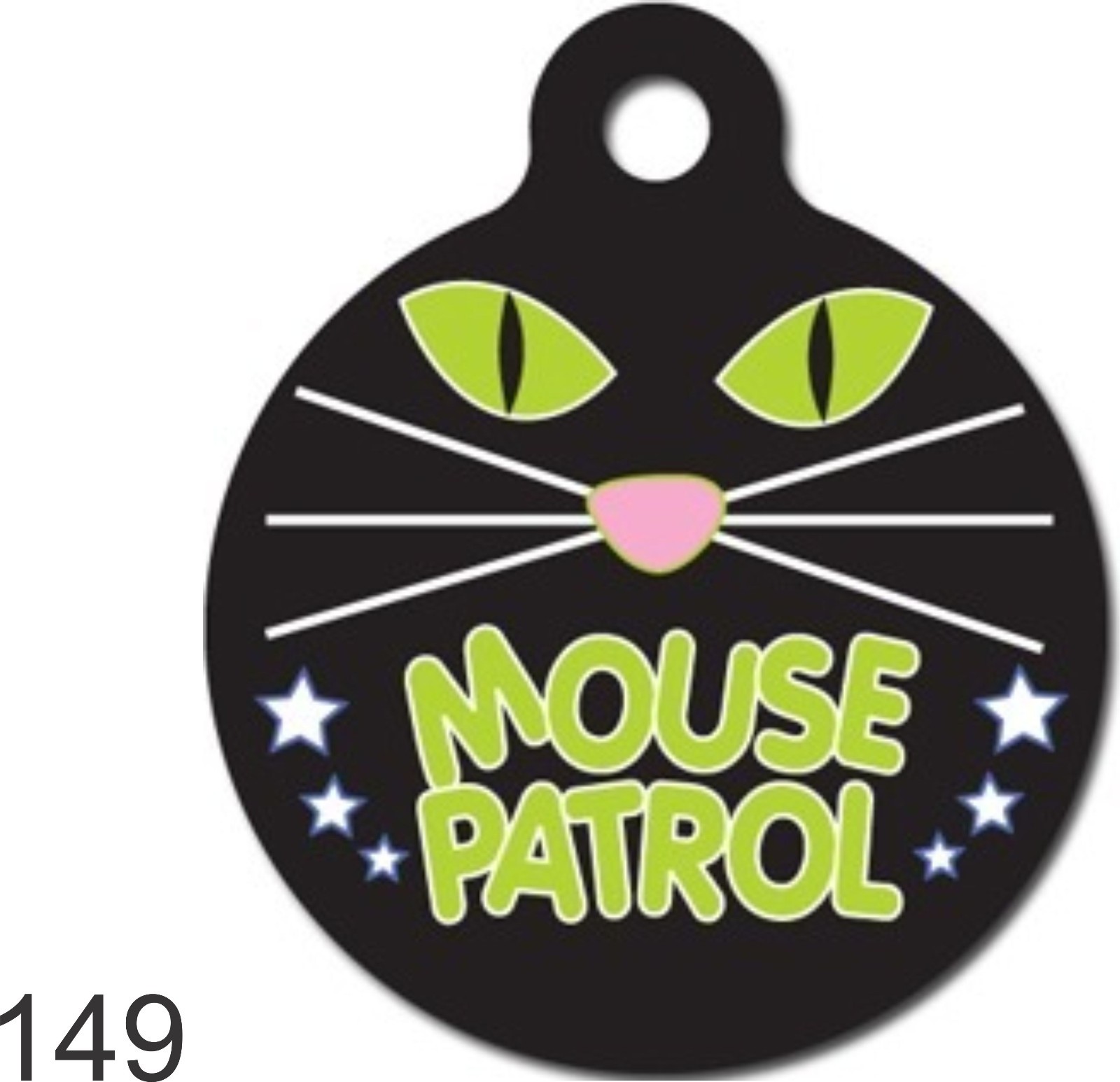 Pet Tags Personalized Pet ID tag for Dog and Cat ROUND Tag unique PINK Heart