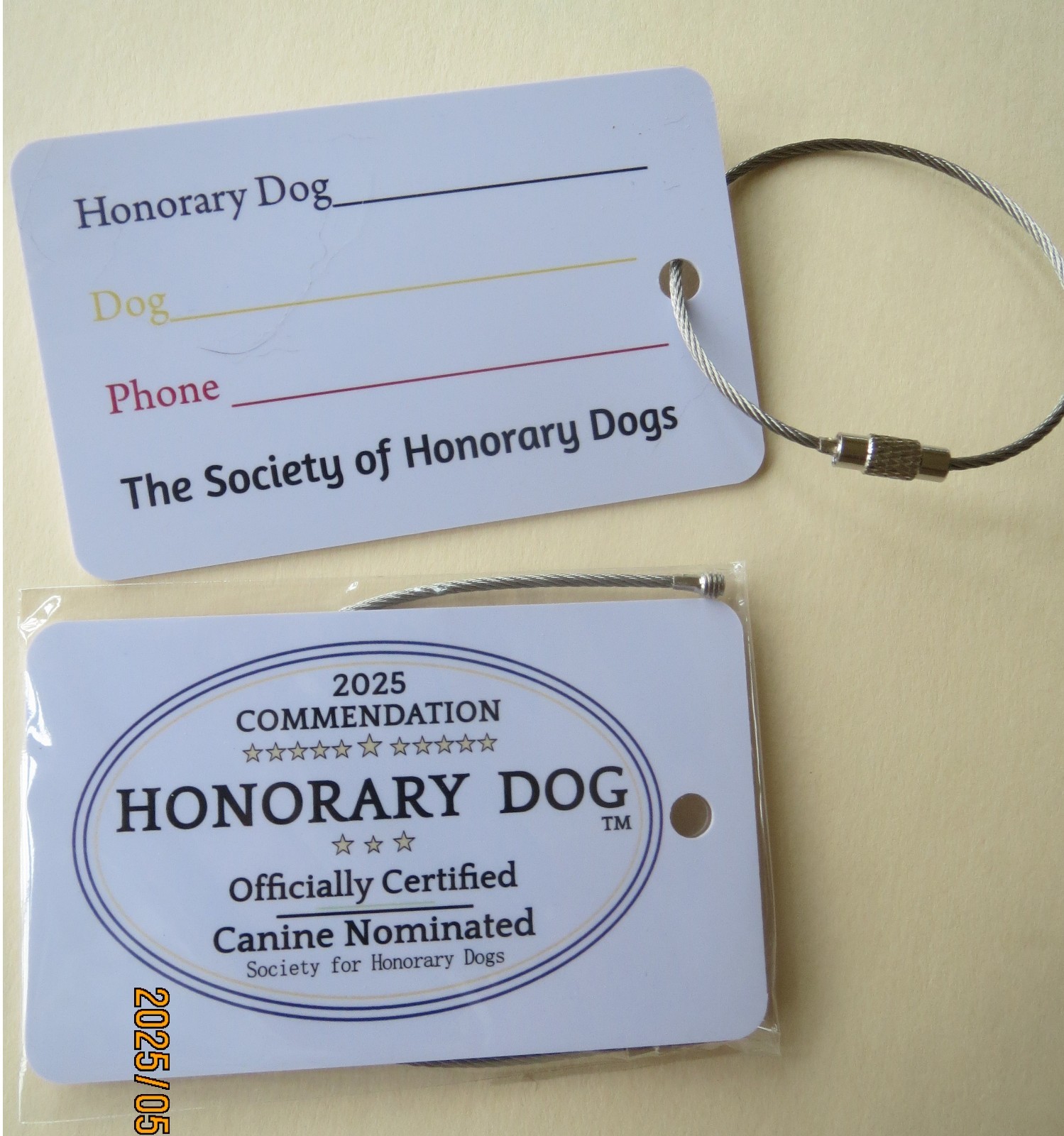 LOVE DOGS MORE THAN PEOPLE? Be an Honorary Dog. DOG-LOVER PIN w/ 6 FREE GIFTS