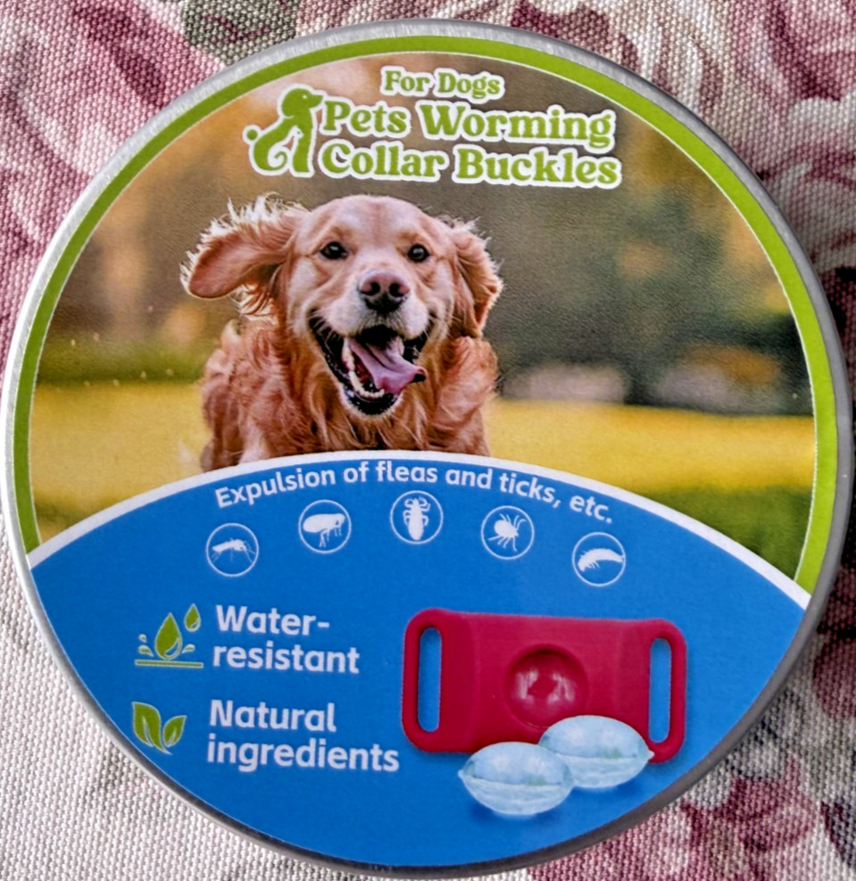 Trihood Natural Dog Tag for natural Repels – Waterproof Collar Pendant 2Pack