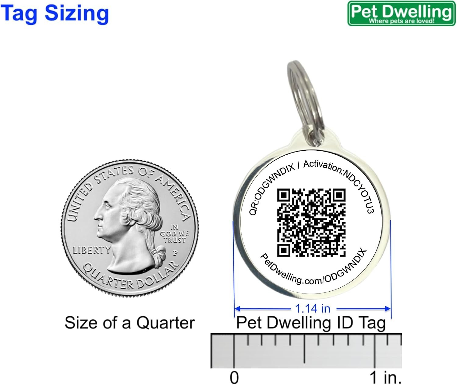 ESA ID Tag with QR Code – Emotional Support Animal Tag for Dogs & Cats, Scan …