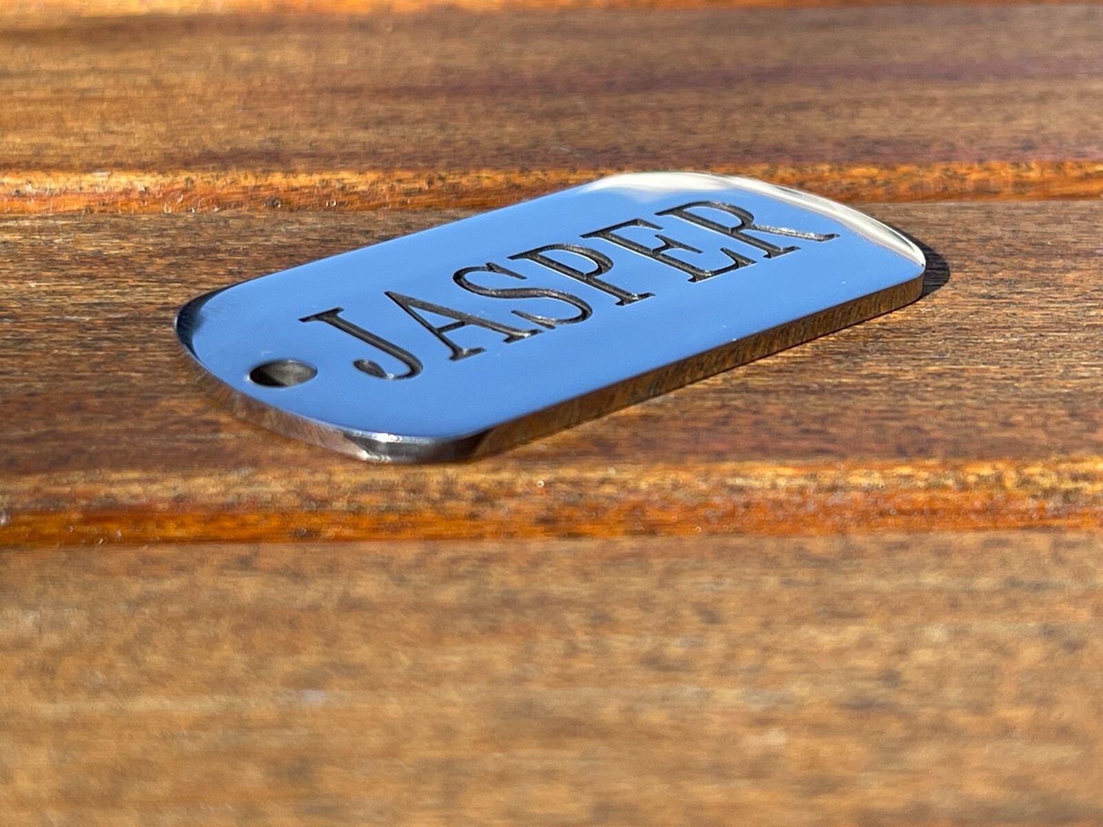 Dog Tags,Stainless Steel Charm,Personalized Engraved Pet ID Tags,Rectangle Shape