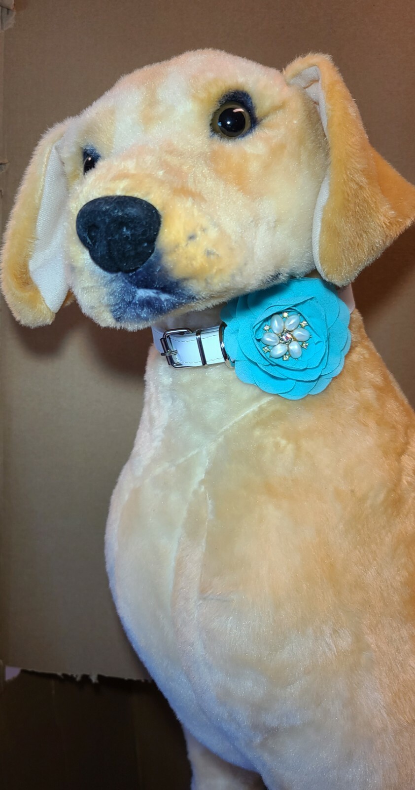Pet Jewelry Floral Rhinestone Dog Cat Large Decorative Collar Charm Brooch #D13