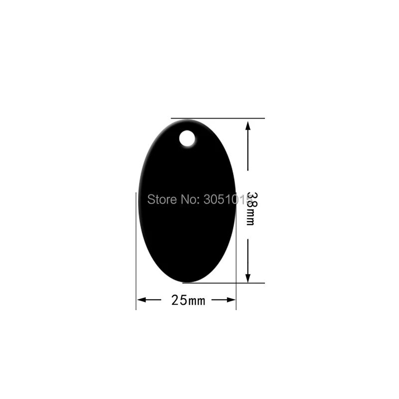 Personalized Anodized Oval Aluminum Pet ID Tags Collars Custom For Dog Cat