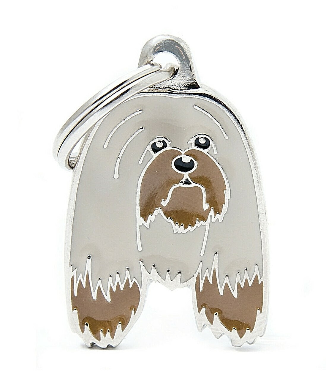 Lhasa Apso Dog ID Tag (74) – Engraved FREE – Personalised – Charm – Keyring