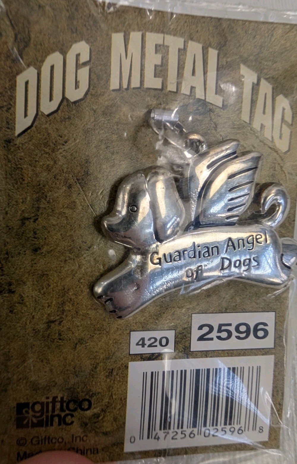 Guardian Angel of Dogs Metal Dog Tag by Giftco, Inc. NEW