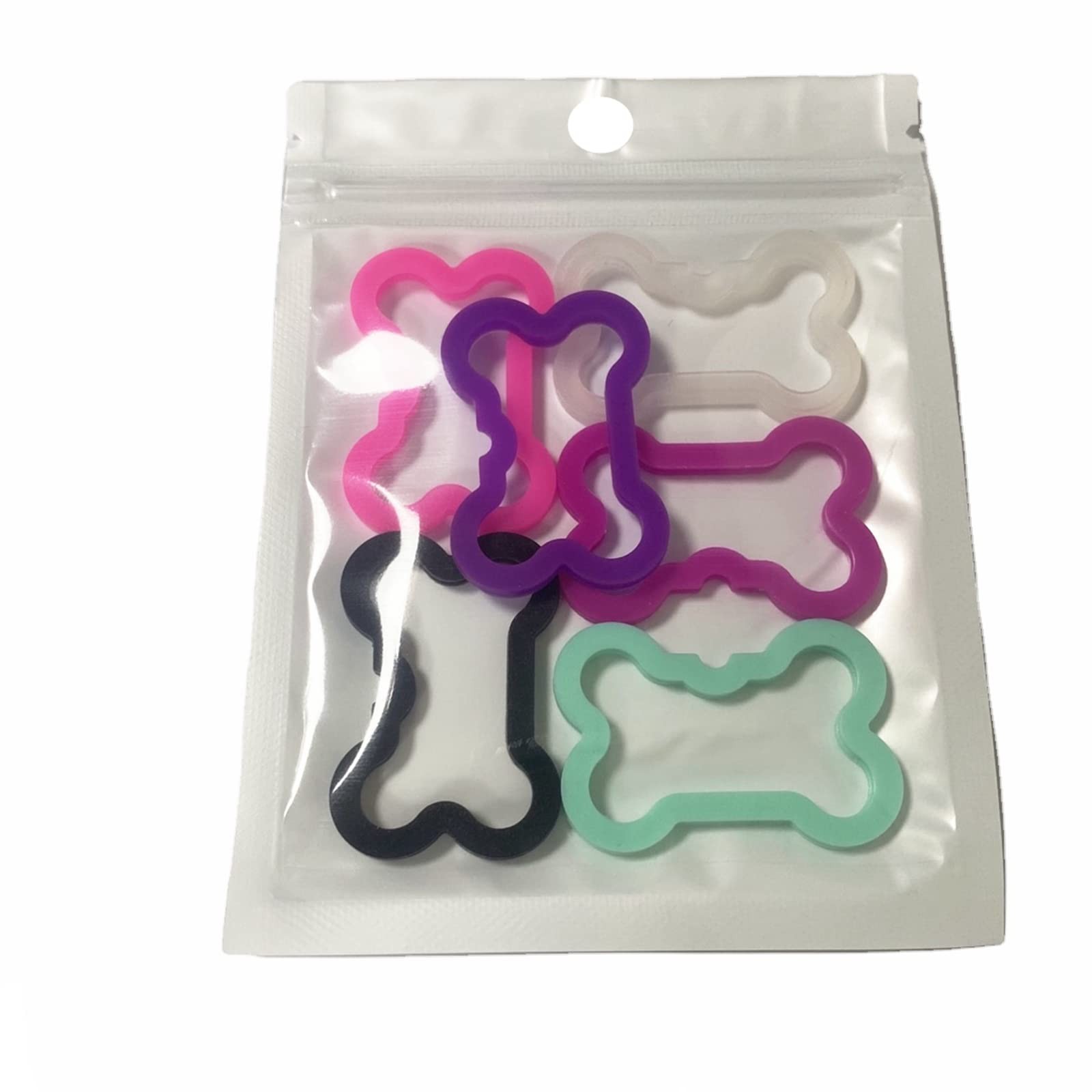 6 Pack Silicone Dog Tag Silencer – Quiet Noisy Pet ID Tags Protector – Lightw…