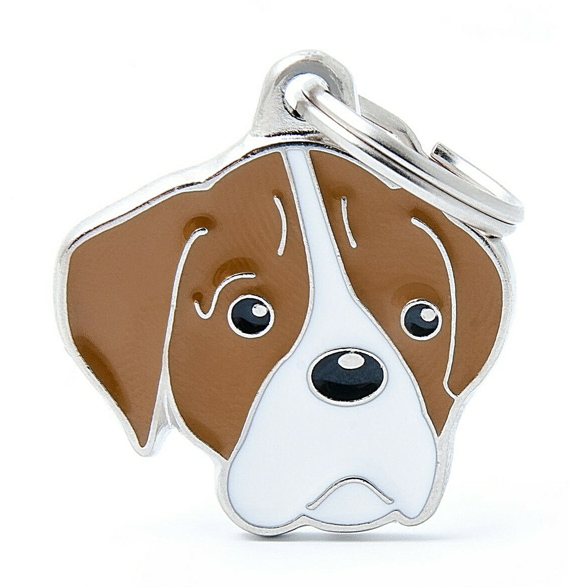 Boxer Dog ID Tag (34) – Engraved FREE – Personalised Identity – Charm – Keyring