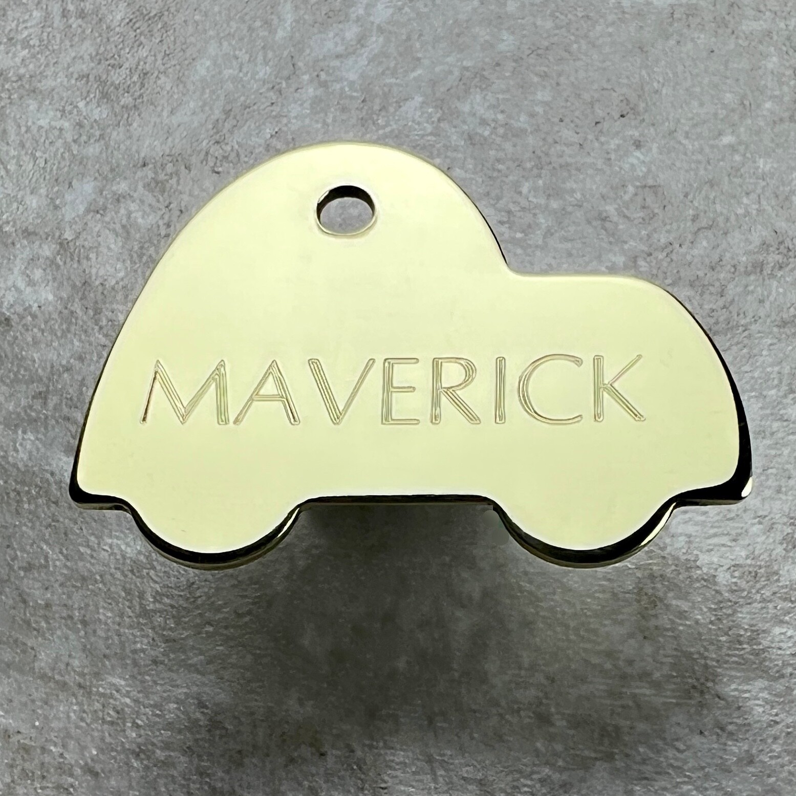 Custom Engraved Dog Tags Personalized Dog Collar Pet Tags Pet SPEED RACER BRASS