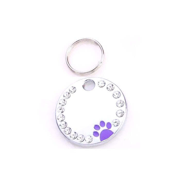 Personalized Dog/Cat Cute Paw Pet ID Tag with Unique Laser Engraving Name/Phone