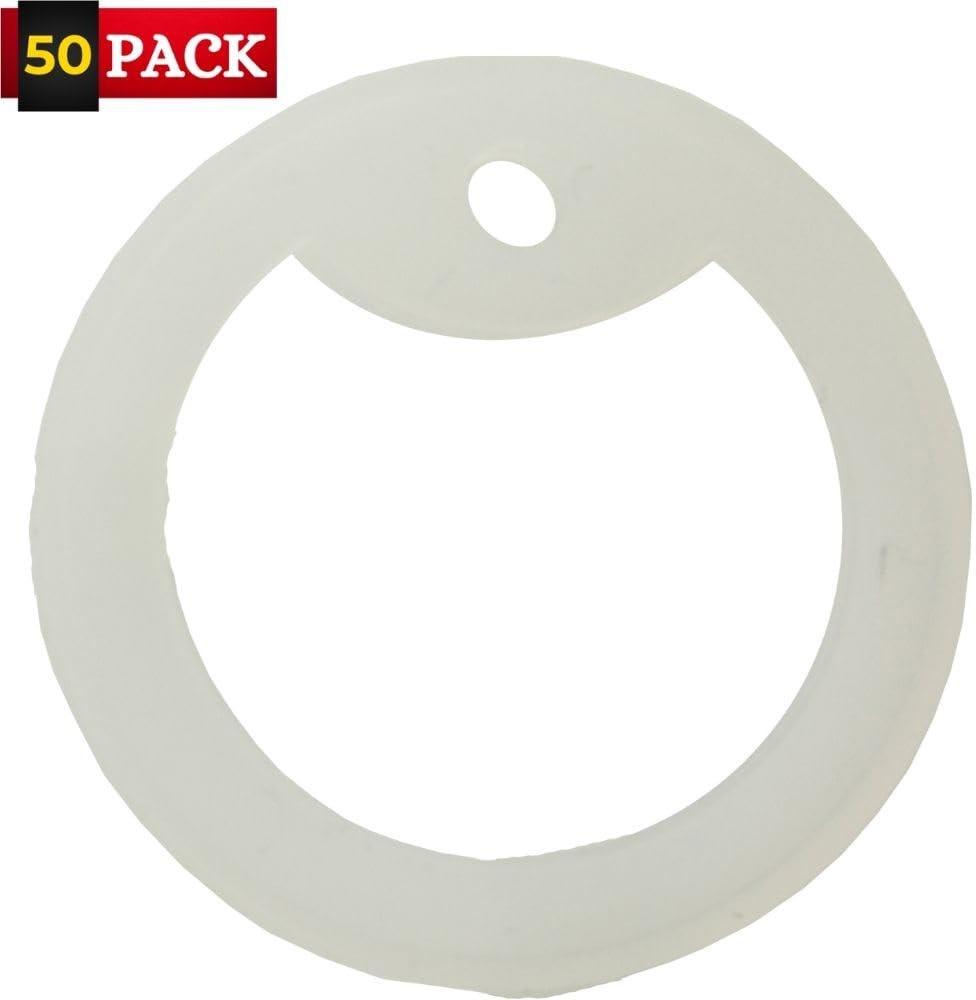 ARMYU Military Dog Tag Silencers Round Silicone Rubbers Army Dog Tags 50-Pack