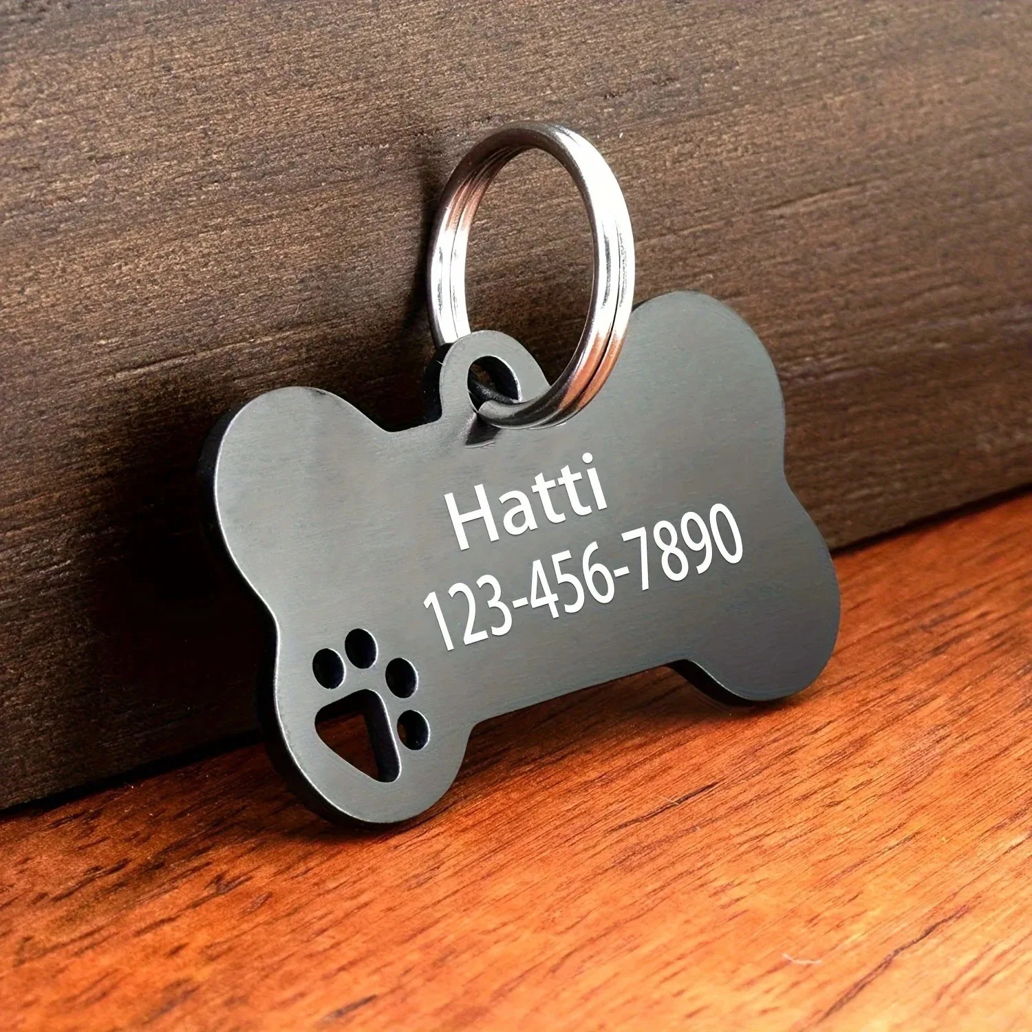 Personalized Engraved High Quality Dog Cat Tags with Name and Phone Number Bone