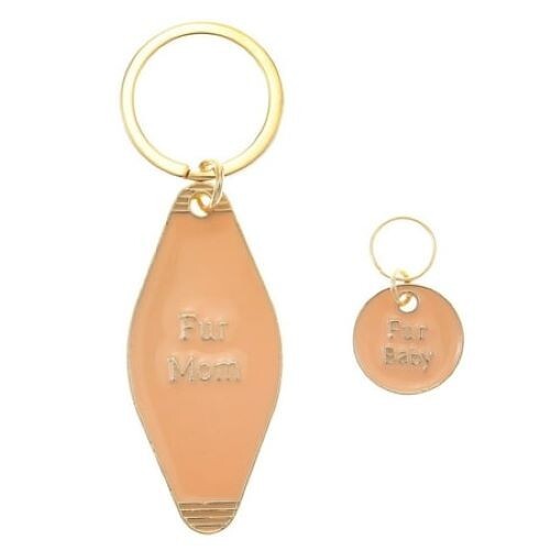 Heads or Tails Pet Collar Charm & Keychain Set – Fur Mom / Fur Baby