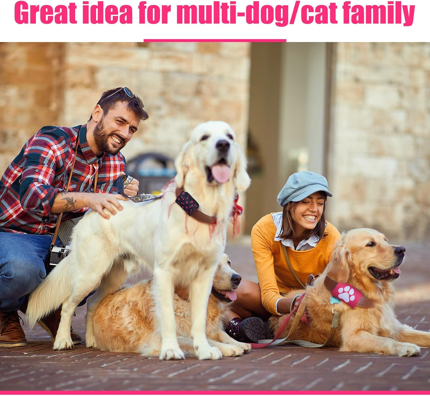 6 Pcs Dog Tag Holder for Pet Collar Dog Tag Silencer Portable Cat ID Holder P…