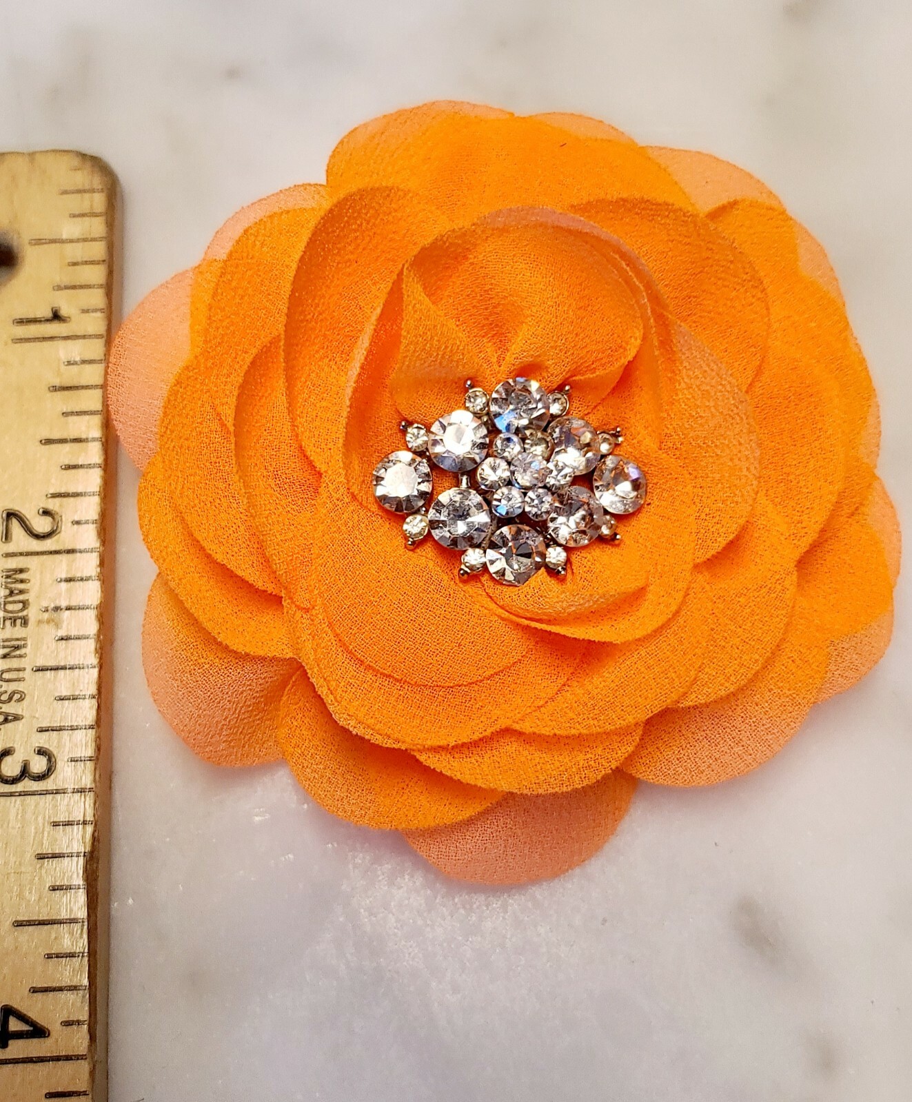 Pet Jewelry Floral Rhinestone Dog Cat Large Decorative Collar Charm Brooch #D10