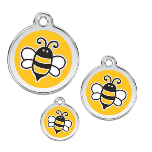 Bumble Bee Dog Cat Pet ID Tag Charm Personalized – Red Dingo Lifetime Guarantee