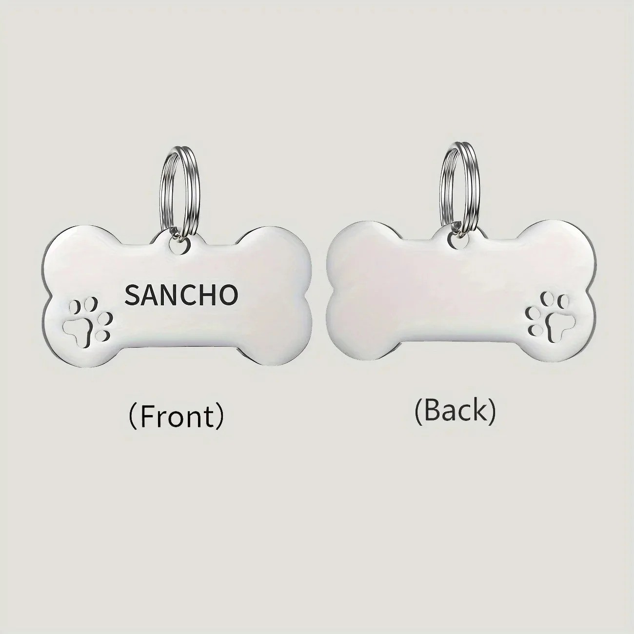 Personalized Engraved High Quality Dog Cat Tags with Name and Phone Number Bone