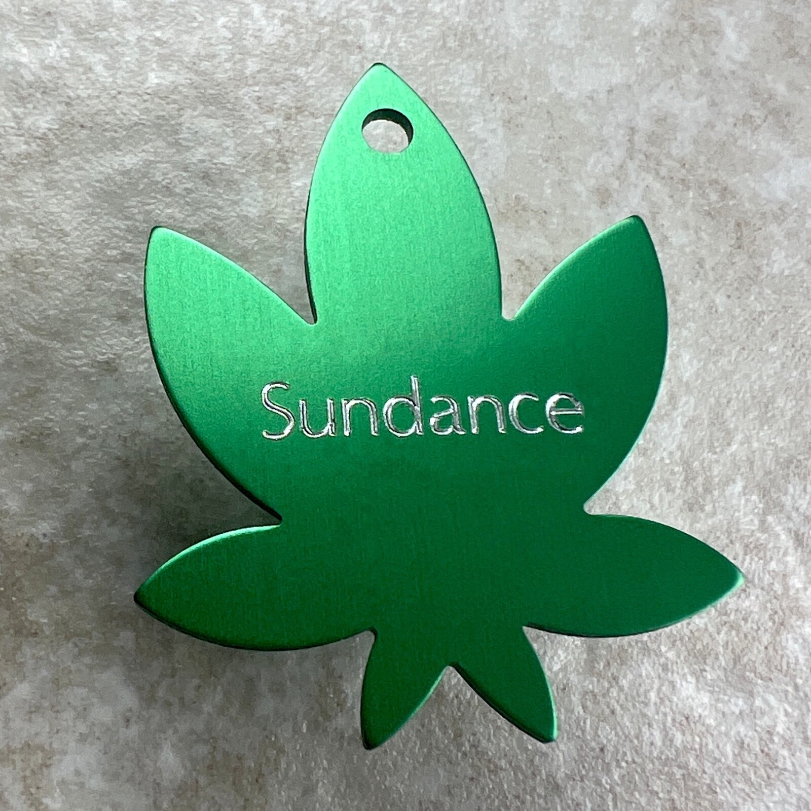 Custom Engraved Dog Tags Personalized Dog Collar Pet Tag Engraved LEAF TAG