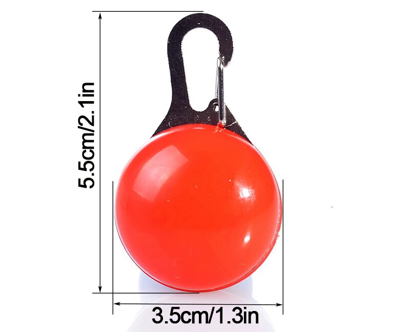 LED Flashing Clip On Pedant Night Light Pet Safety Dog Cat Collar – Choose