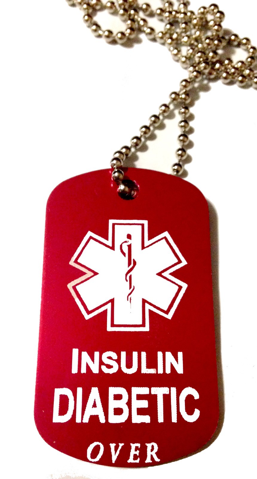 Medical Alert Emergency Service Dog ID Tag Personalized Custom Laser Engraved