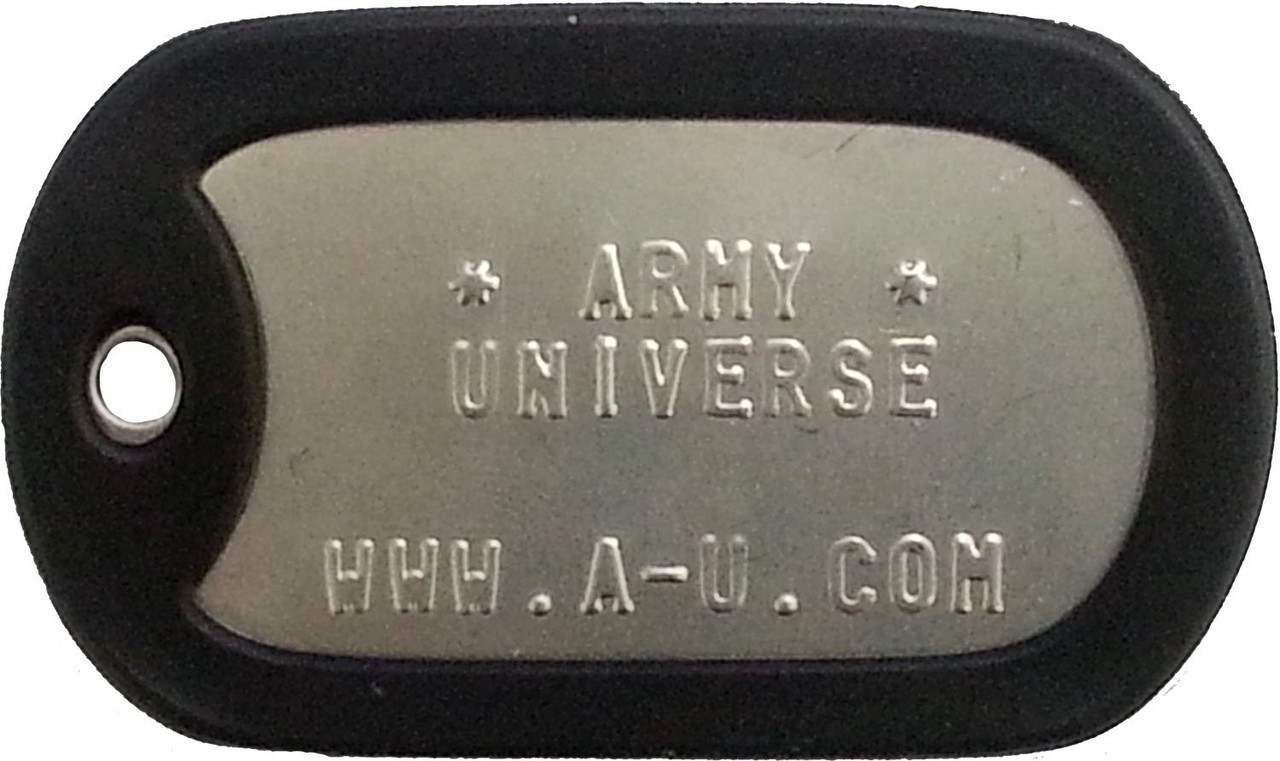 US Military Dog Tag Set ID Matte Metal ID Dog Tags Necklace Complete Set