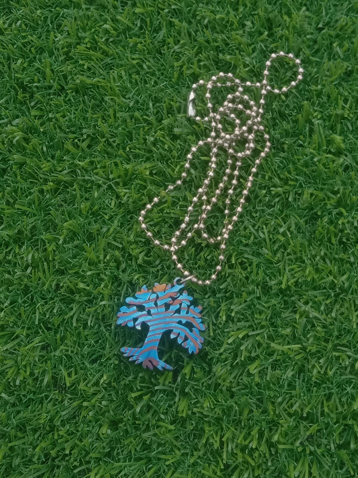 Unique Timascus (Mokuti) Tree Of Life Pendant Necklace With Ball Chain | Pendant