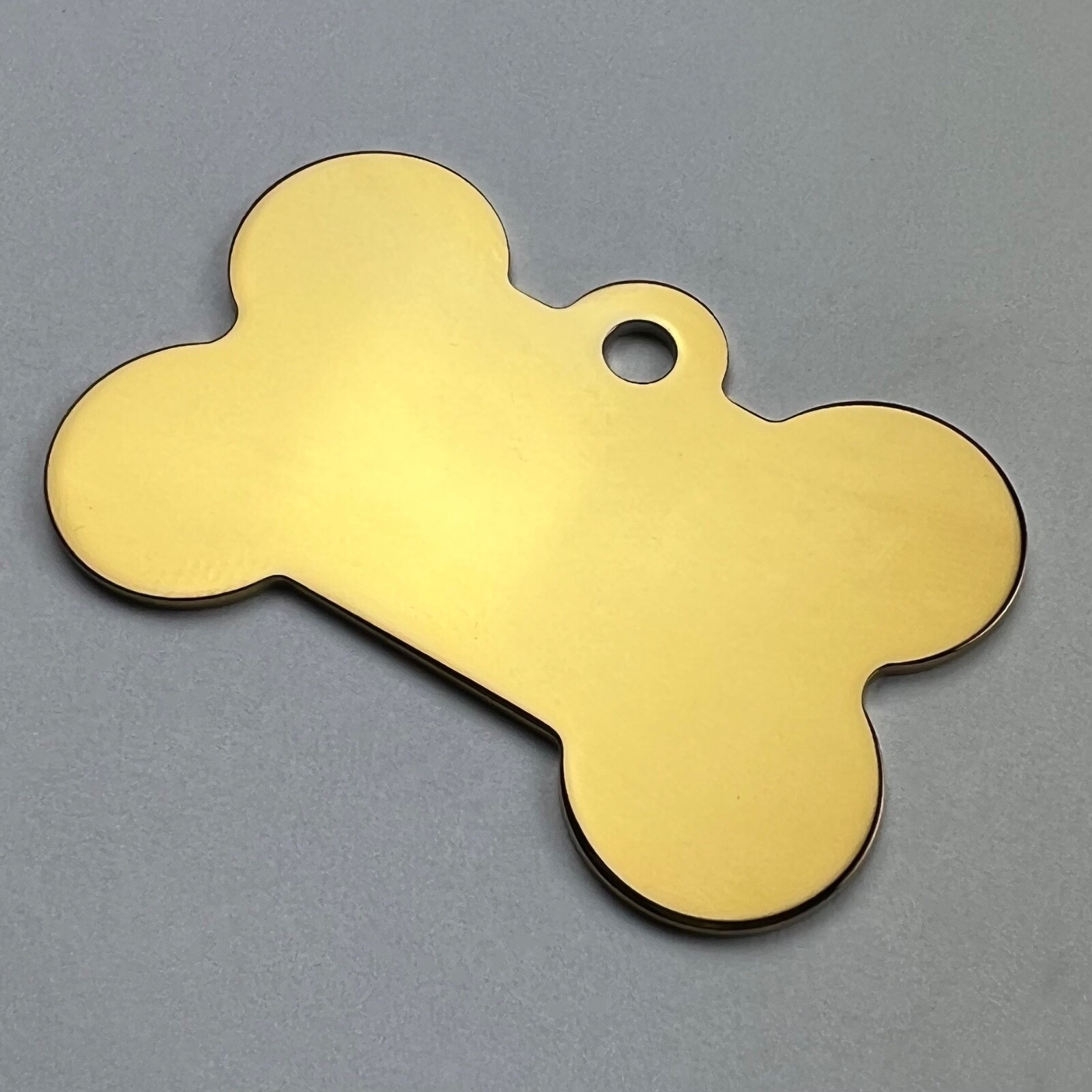 Custom Engraved Dog Tags Personalized Dog Collar Pet Tags Bone Pet Gold Chrome