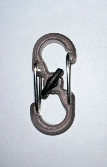 Nite Ize – Locking Micro-Link Mini S-Biner – Choice of 4 Translucent Colors