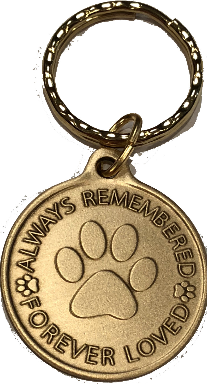 Always Remembered Forever Loved – A True Friend Dog Pet Memorial Key Chain