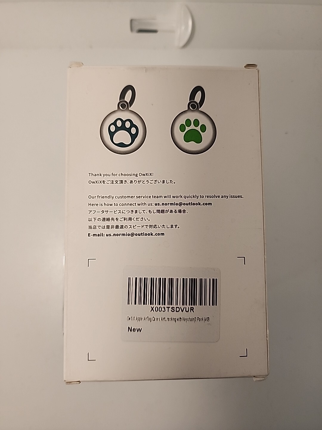 Silicone Air Tags Case Pet Tag For Dogs Or Cats Round Blue & Green Paws Location