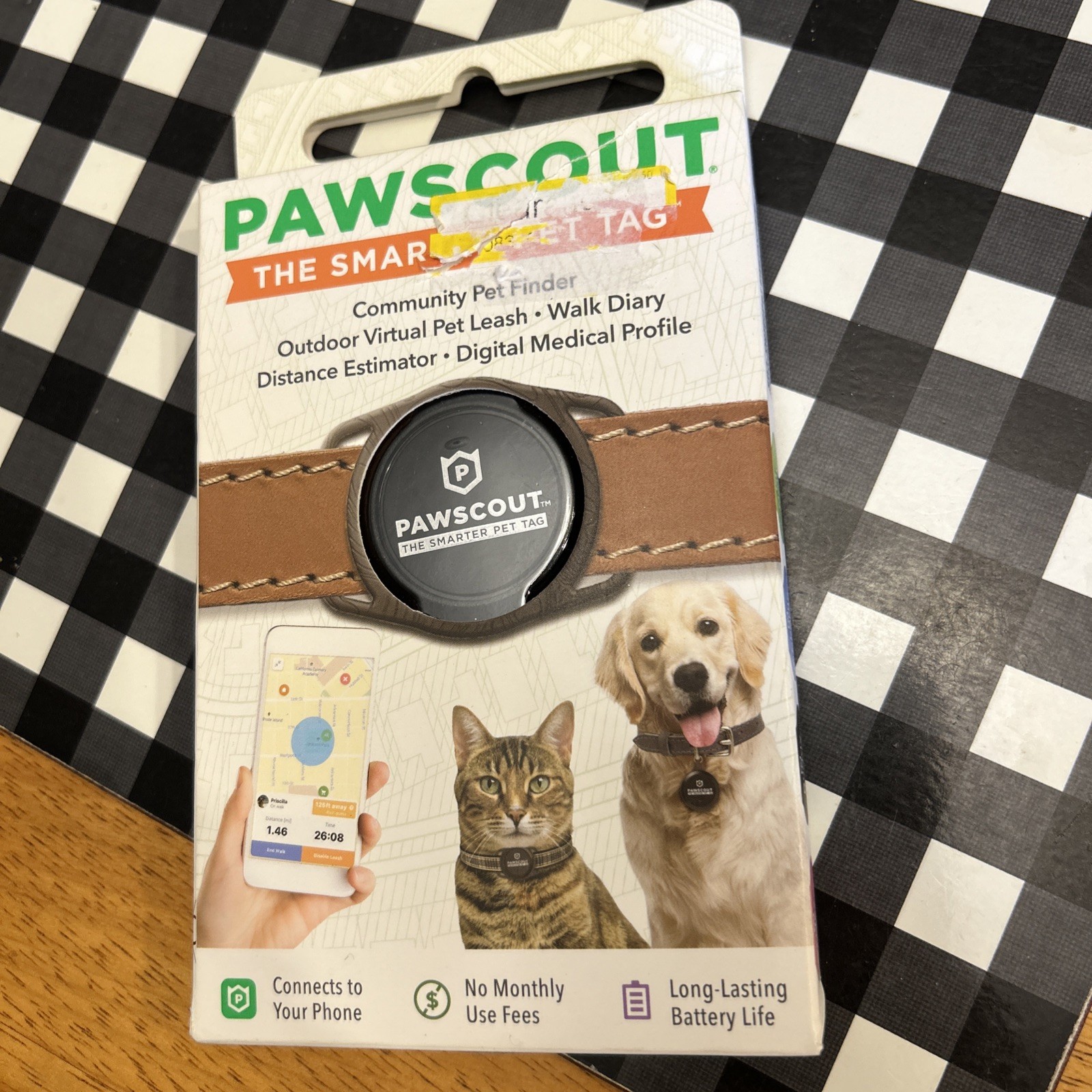 Pawscout The Smarter Pet Tag Community Pet Finder Connects To Your Phone NEW