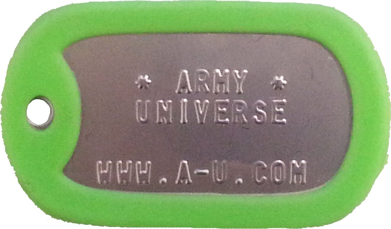 US Military Dog Tag Set ID Matte Metal ID Dog Tags Necklace Complete Set
