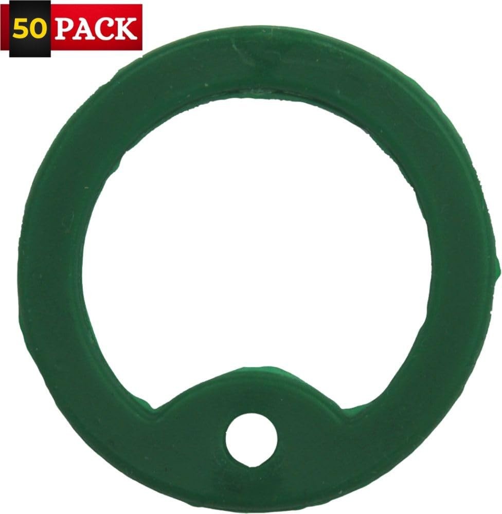 ARMYU Military Dog Tag Silencers Round Silicone Rubbers Army Dog Tags 50-Pack