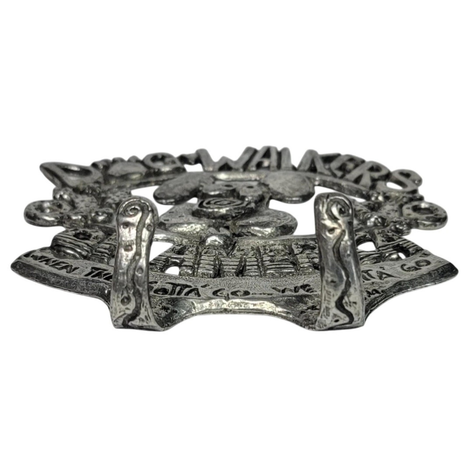 Dog Cat Pet Leash Key Pewter Hanger Hook • Dog Walkers of America • Wall Mount