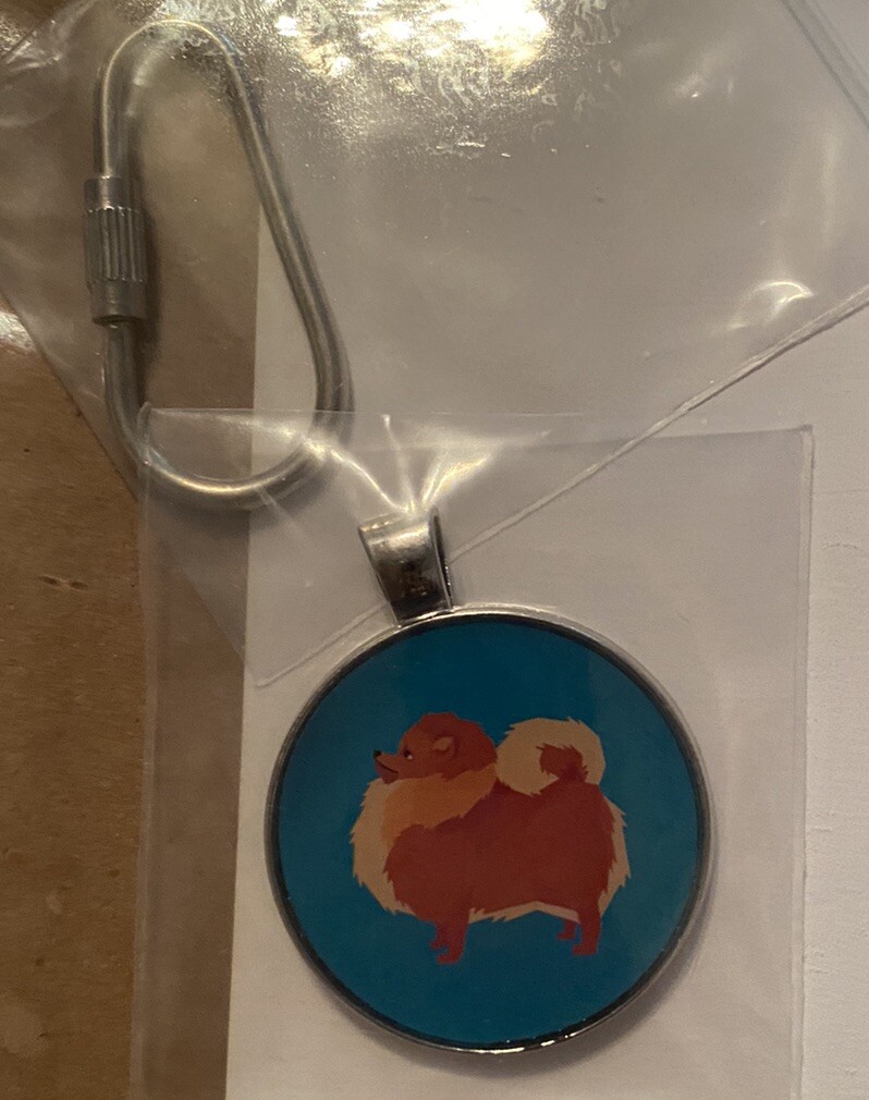 Pomeranian Dog Tag Zinc Alloy (Brand New)
