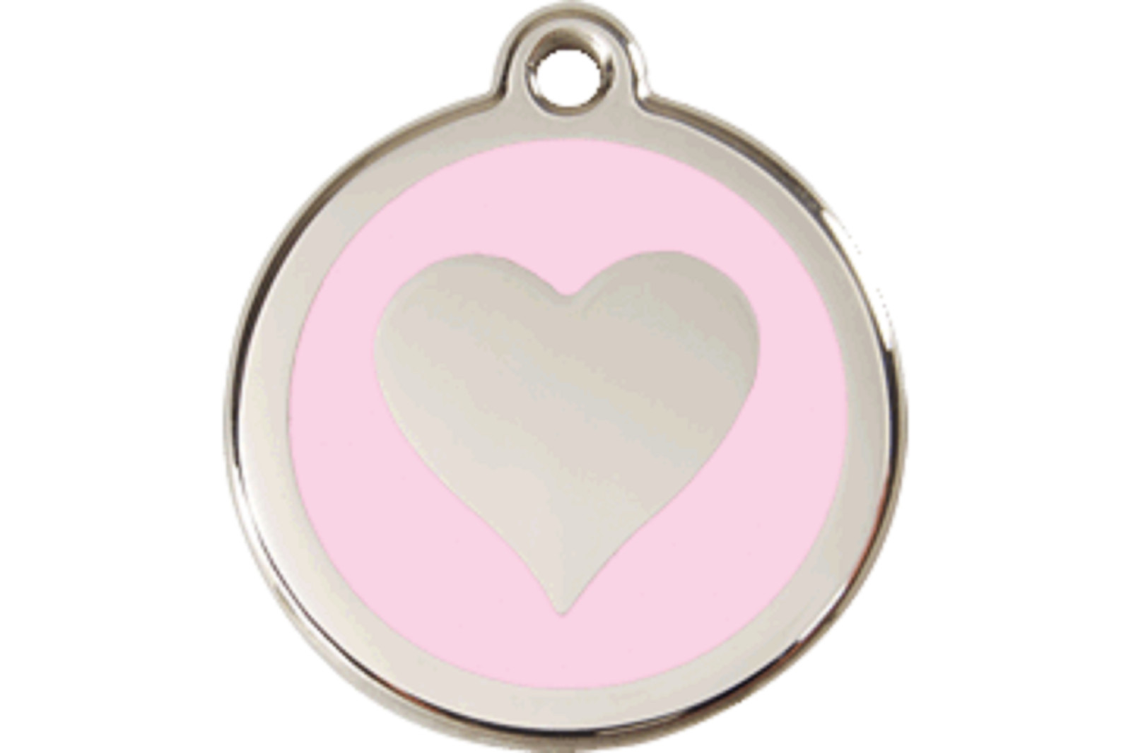 Dog Cat Puppy Pet – Red Dingo – Dog ID Tag Charm – Lifetime Guarantee – Heart