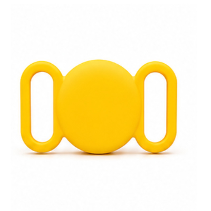 Silent Silicone Slide On Pet Tag Compatible with Apple Air Tag Find My Dog Cat