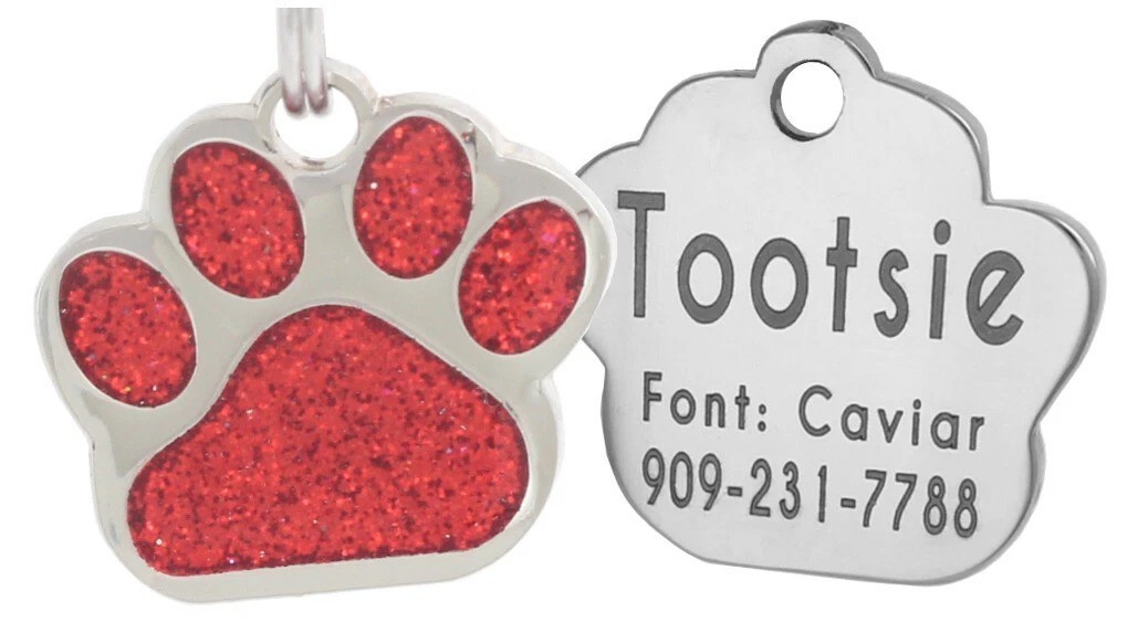 Personalized Pet ID Tag Dog Tag Cat Tag Custom Cat Tag Easy to Read Pet Tag free